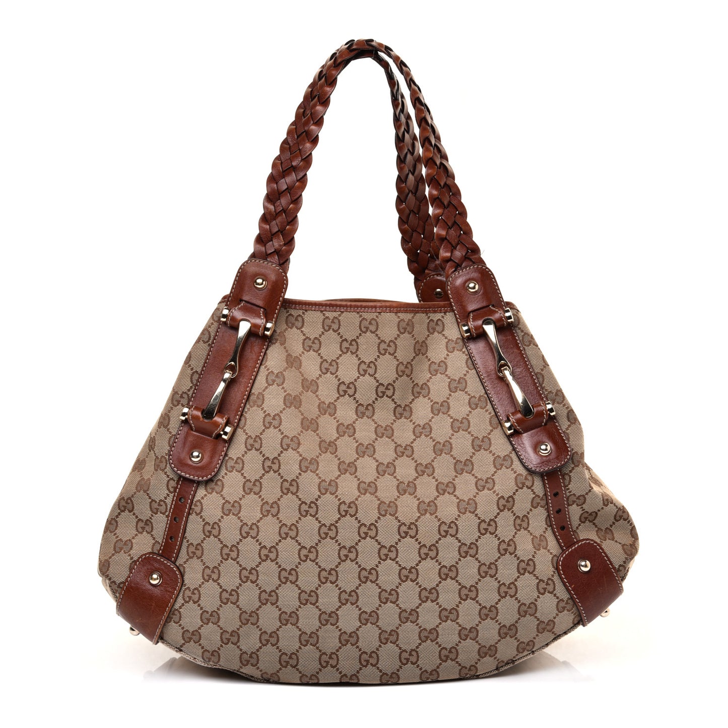 Monogram Medium Pelham Shoulder Bag Brown