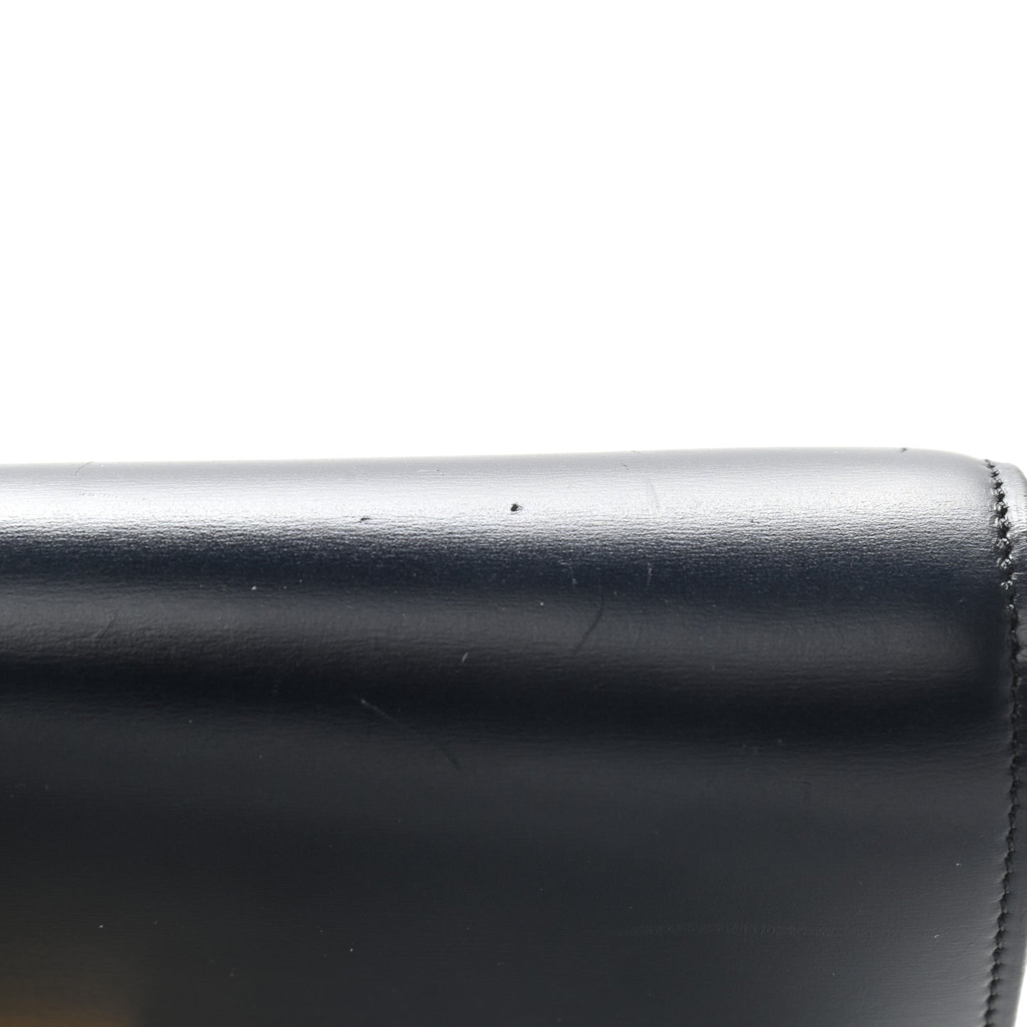 Box Calfskin Medium Classic Box Flap Bag Navy