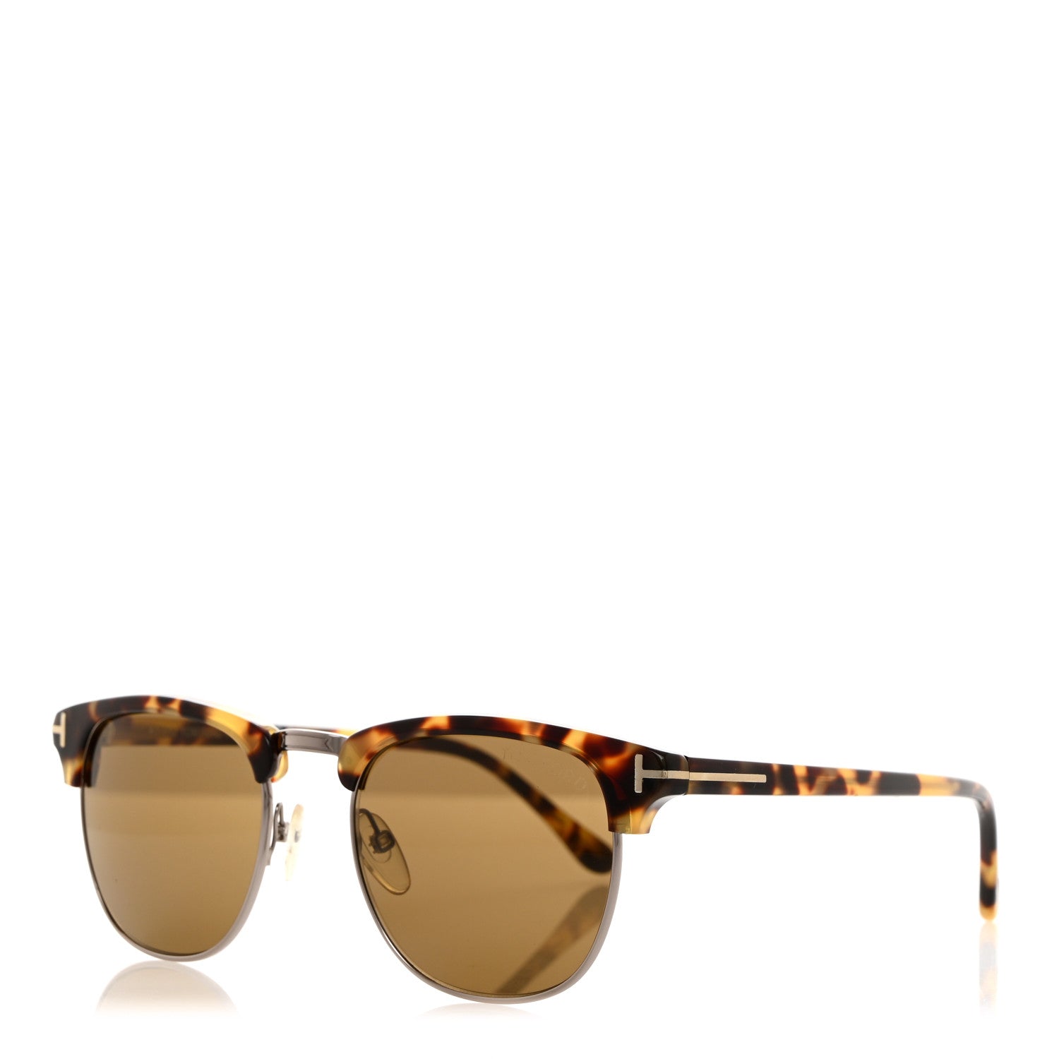Tom Ford Tortoise Shell Henry Sunglasses TF248 1 of 8