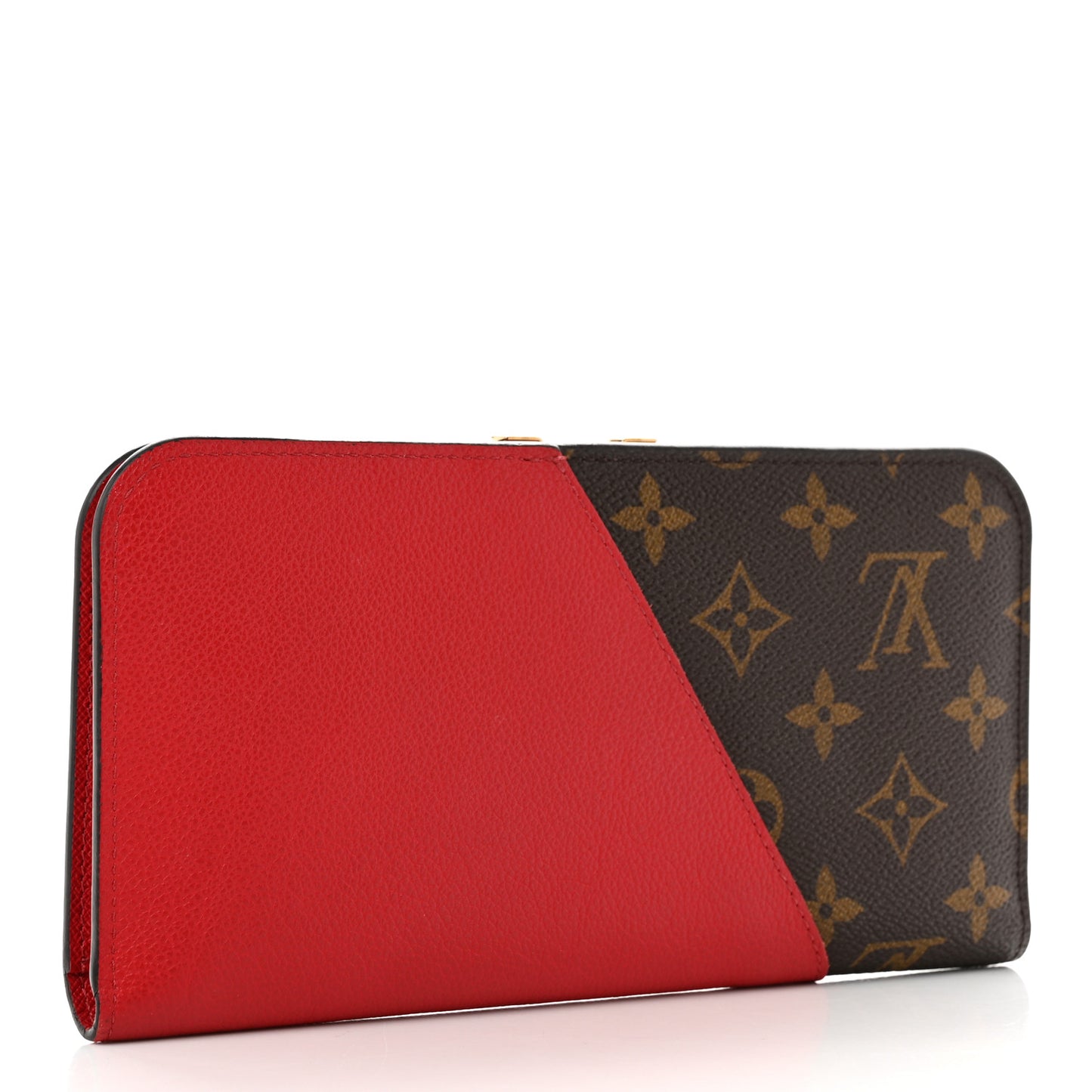 Monogram Calfskin Kimono Wallet Cherry