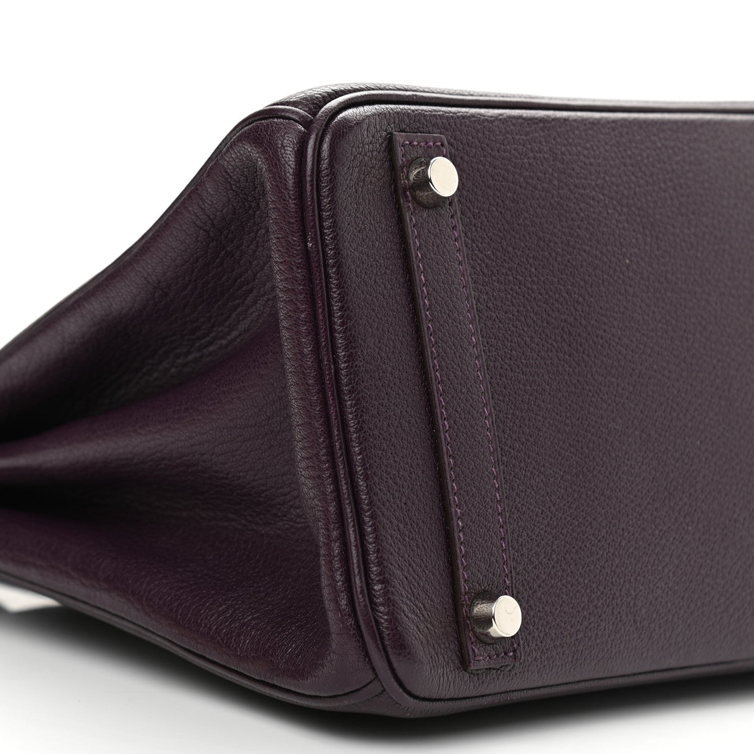 Hermes Chevre Mysore Birkin 30 Raisin 9 of 15