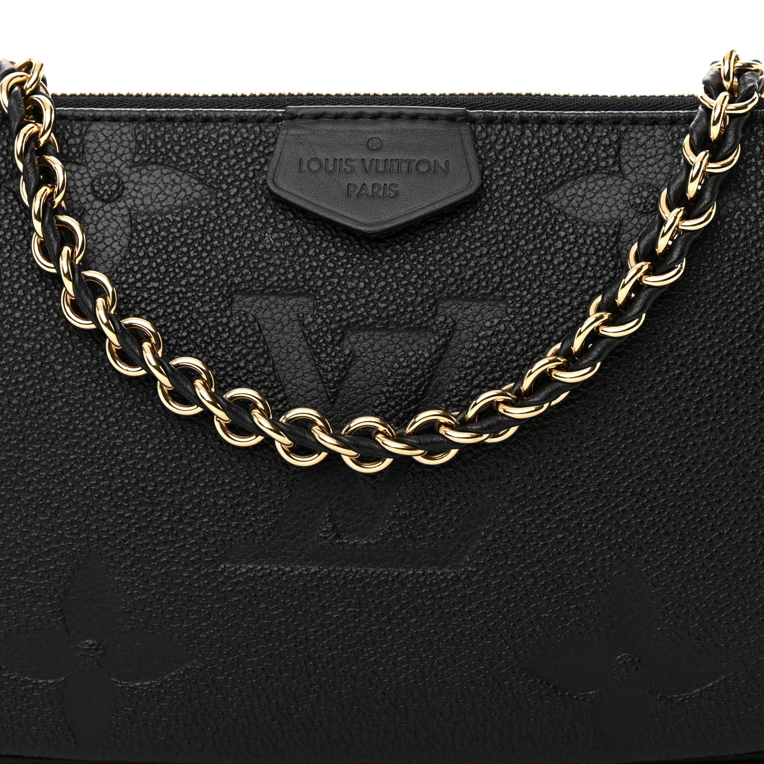 Louis Vuitton Empreinte Monogram Giant Multi Pochette Accessories Large Pochette Black 7 of 11