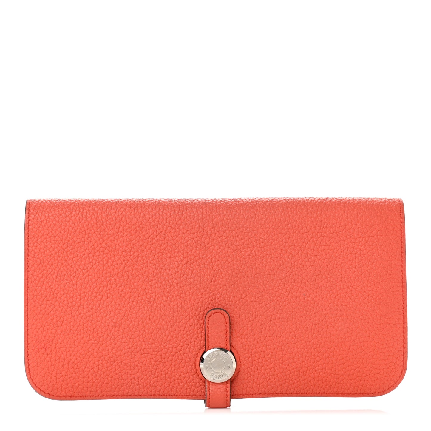 Togo Dogon Recto Verso Wallet Orange Poppy
