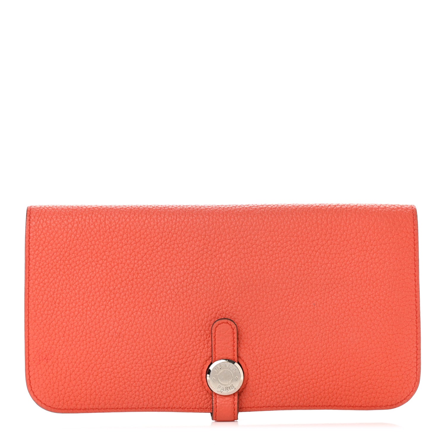 Hermes Togo Dogon Recto Verso Wallet Orange Poppy 1 of 7