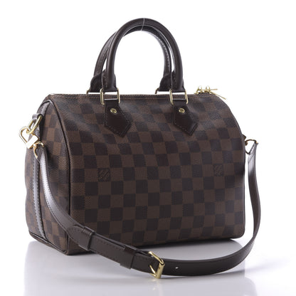Louis Vuitton Damier Ebene Speedy Bandouliere 25 3 of 9