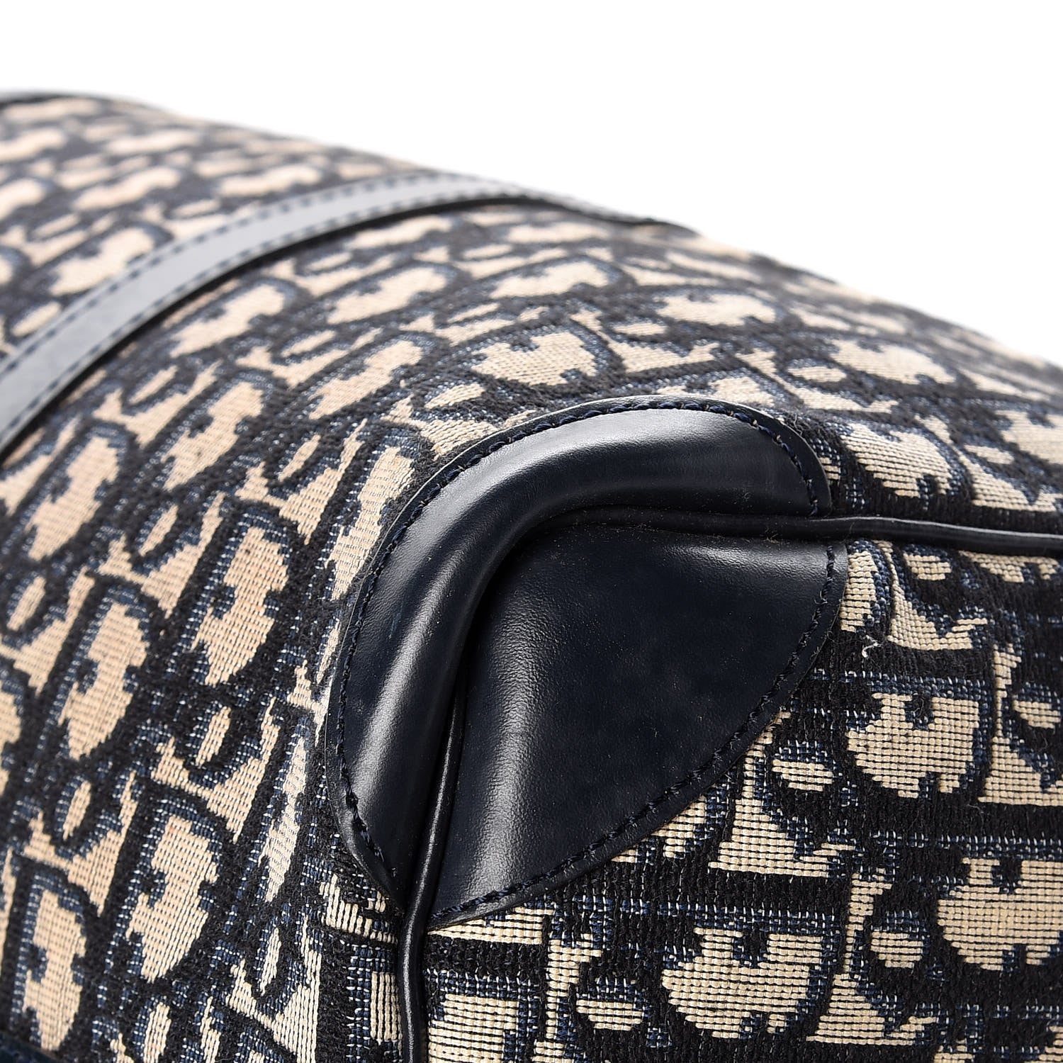 Christian Dior Monogram Duffle Navy Blue 9 of 17