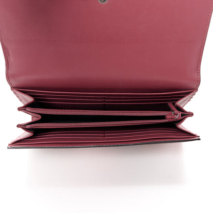 Gucci GG Supreme Monogram Blooms Continental Wallet Beige Multicolor Dry Rose 5 of 11