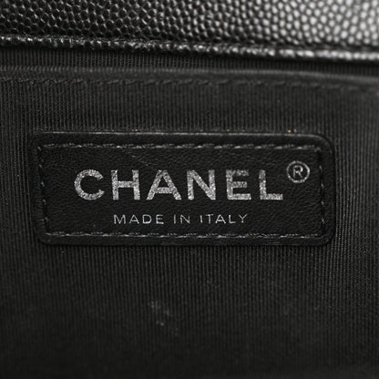 Chanel Caviar Quilted Medium Boy Flap Black 5 of 14