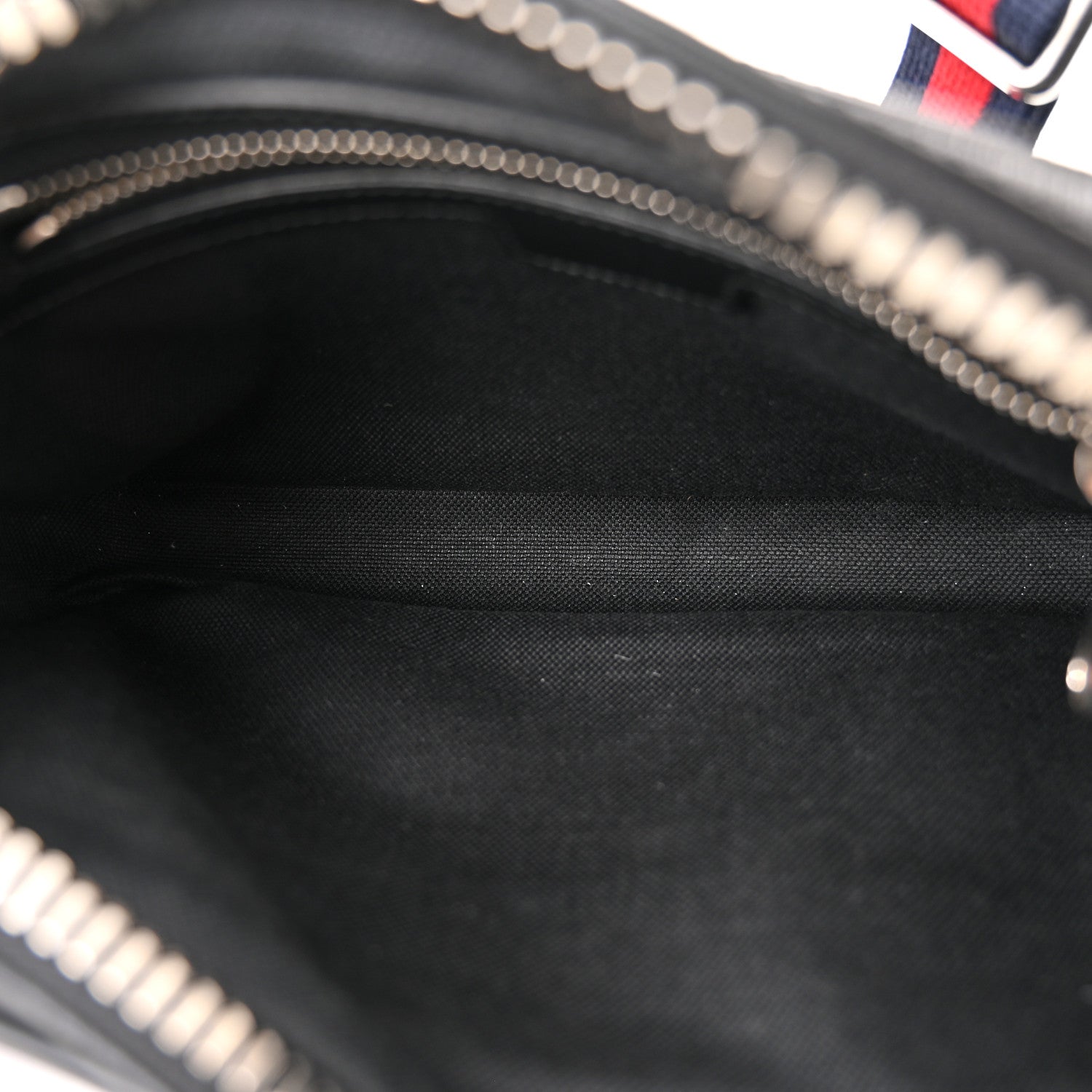 Gucci Soft GG Supreme Monogram Web Belt Bag Black Grey 5 of 10