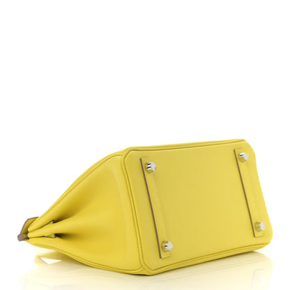 Hermes Swift Birkin 25 Lime 3 of 10