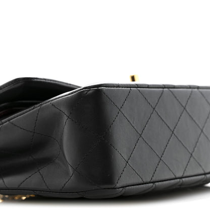 Chanel Lambskin Quilted Small Double Flap Black 9 of 14