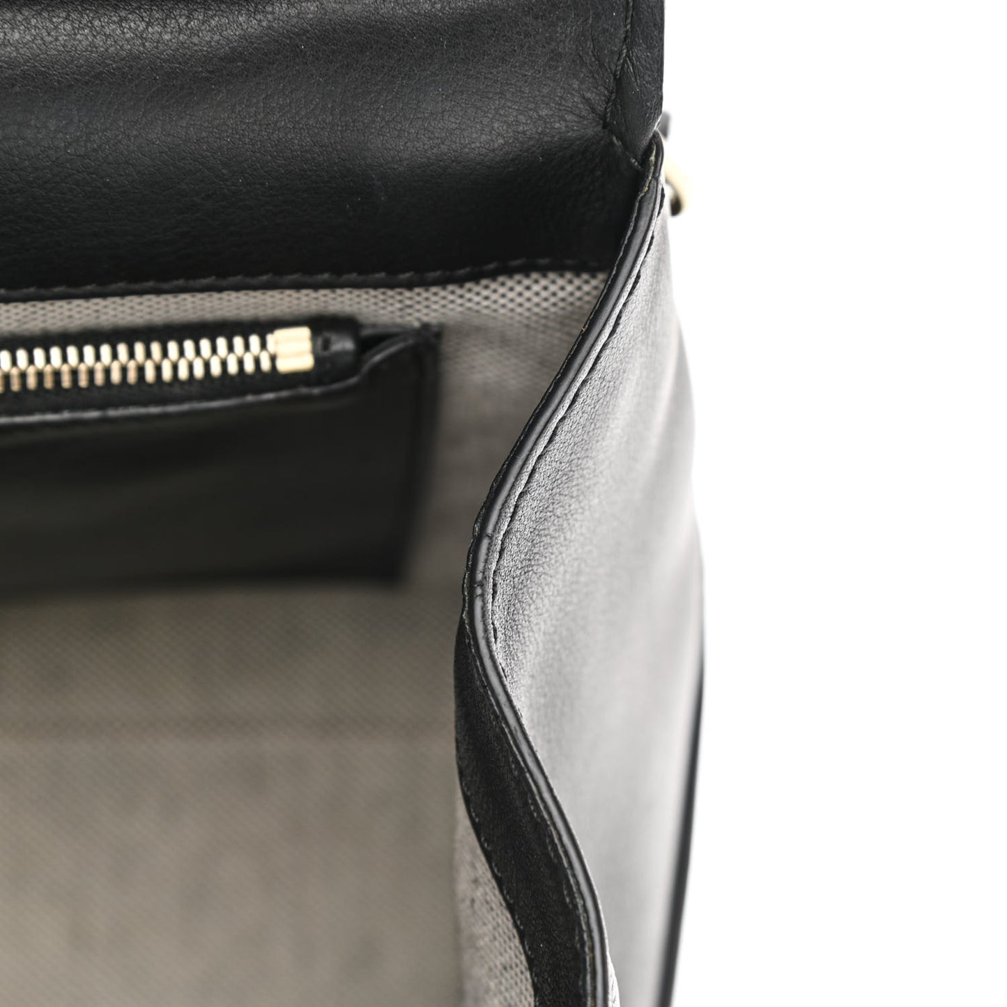 Calfskin Floral Appliques Medium Palazzo Empire Bag Black