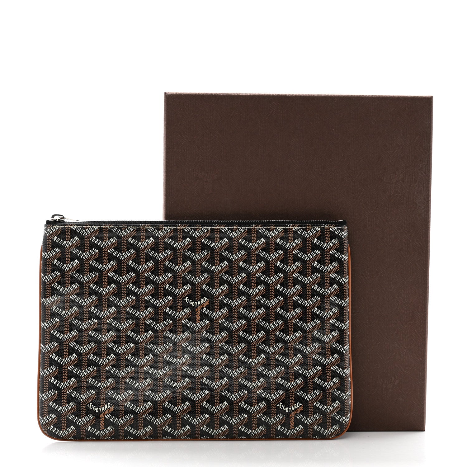 Goyard Goyardine Senat Pochette MM Black 10 of 10
