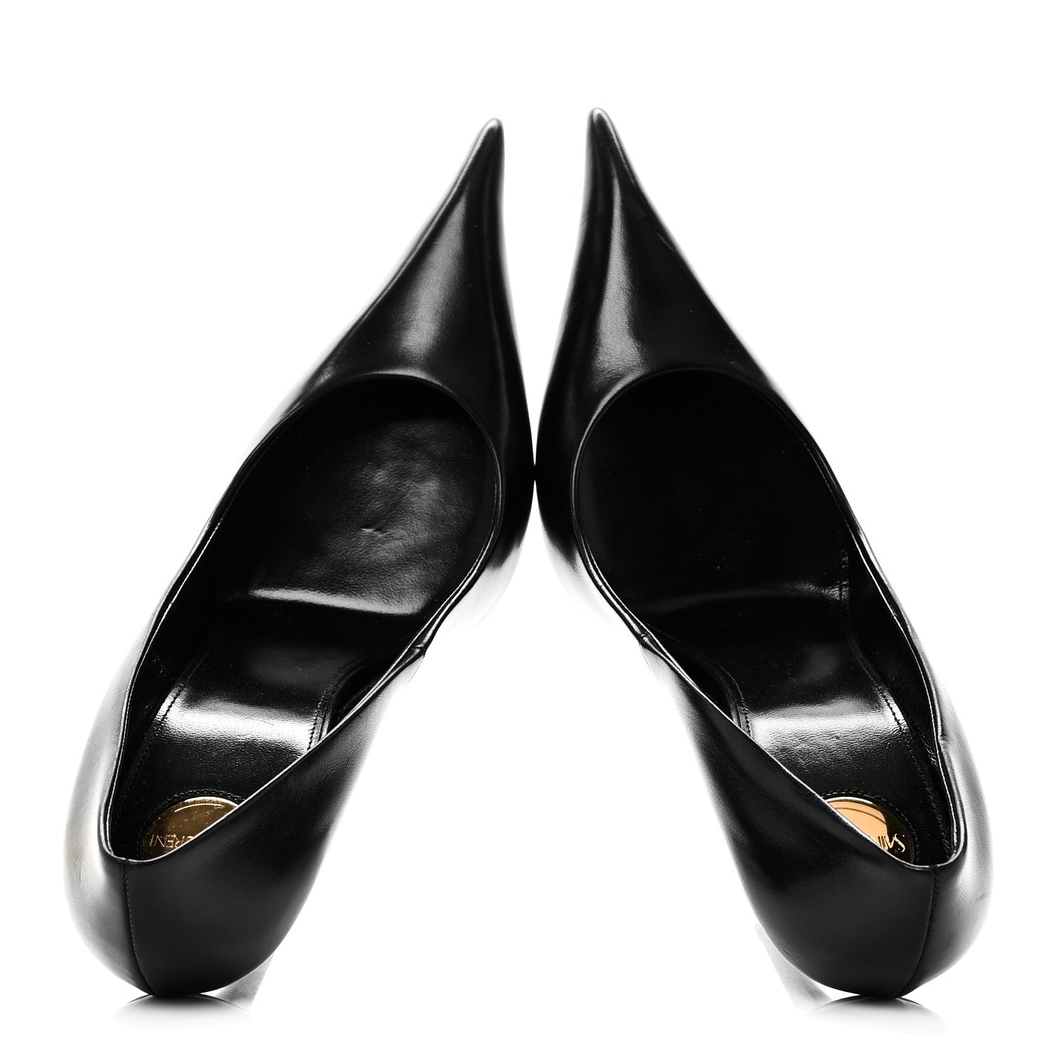 Saint Laurent Lambskin Elysee Pumps 40 Black 2 of 9