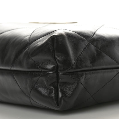 Chanel Shiny Calfskin Quilted Small Chanel 22 Black 11 of 11