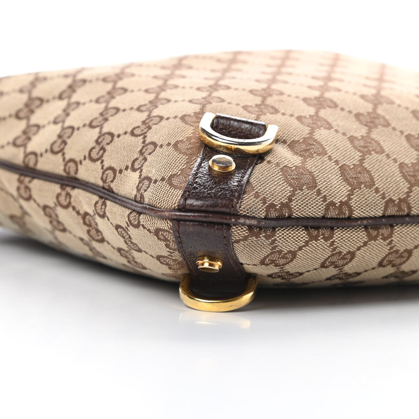 Monogram Abbey Messenger Bag Dark Brown