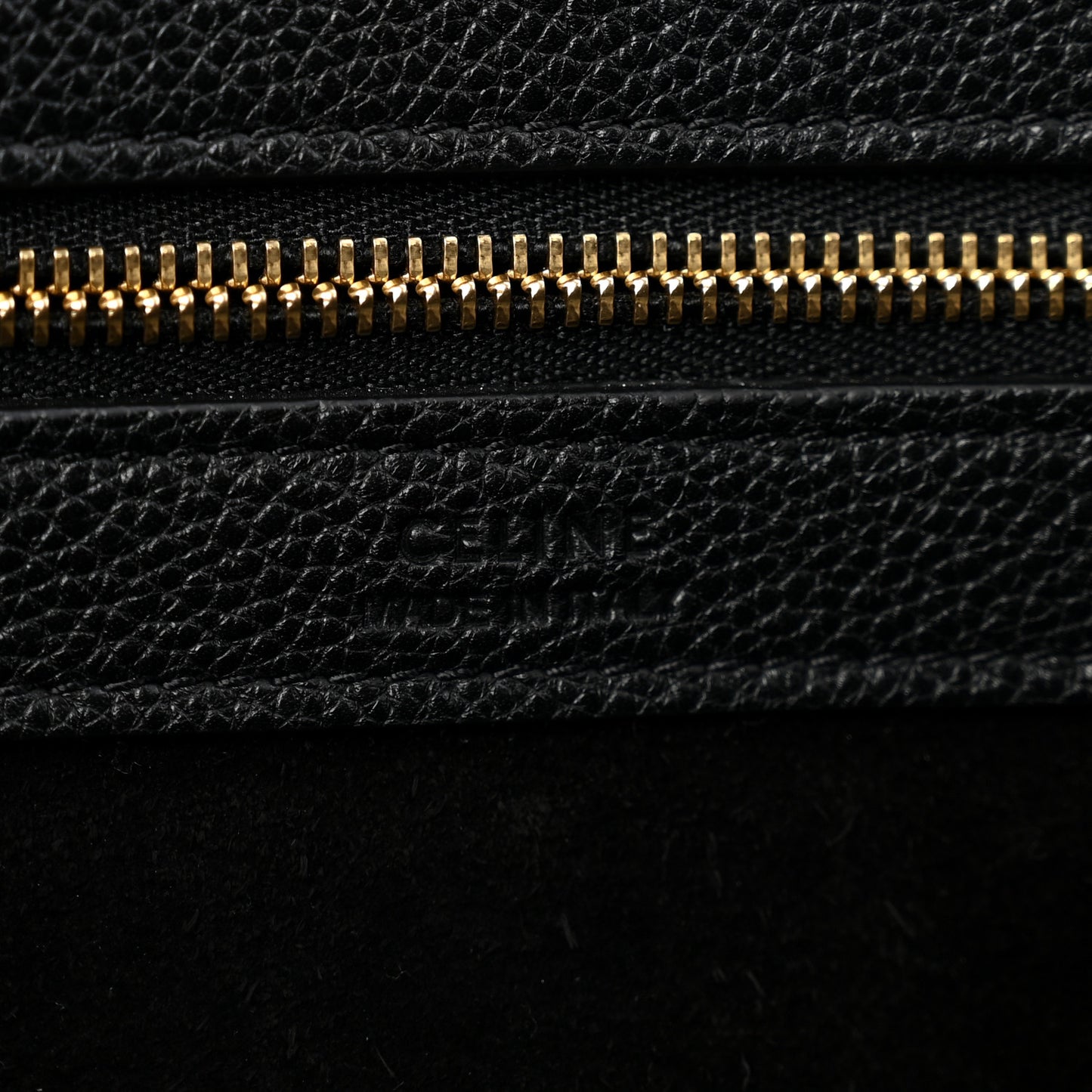 Soft Grained Calfskin Small Belt Cabas Phantom Black