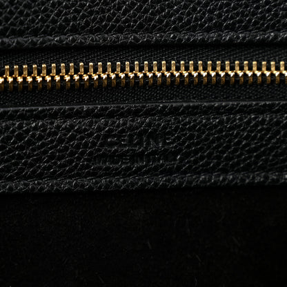 Celine Soft Grained Calfskin Small Belt Cabas Phantom Black 6 of 10