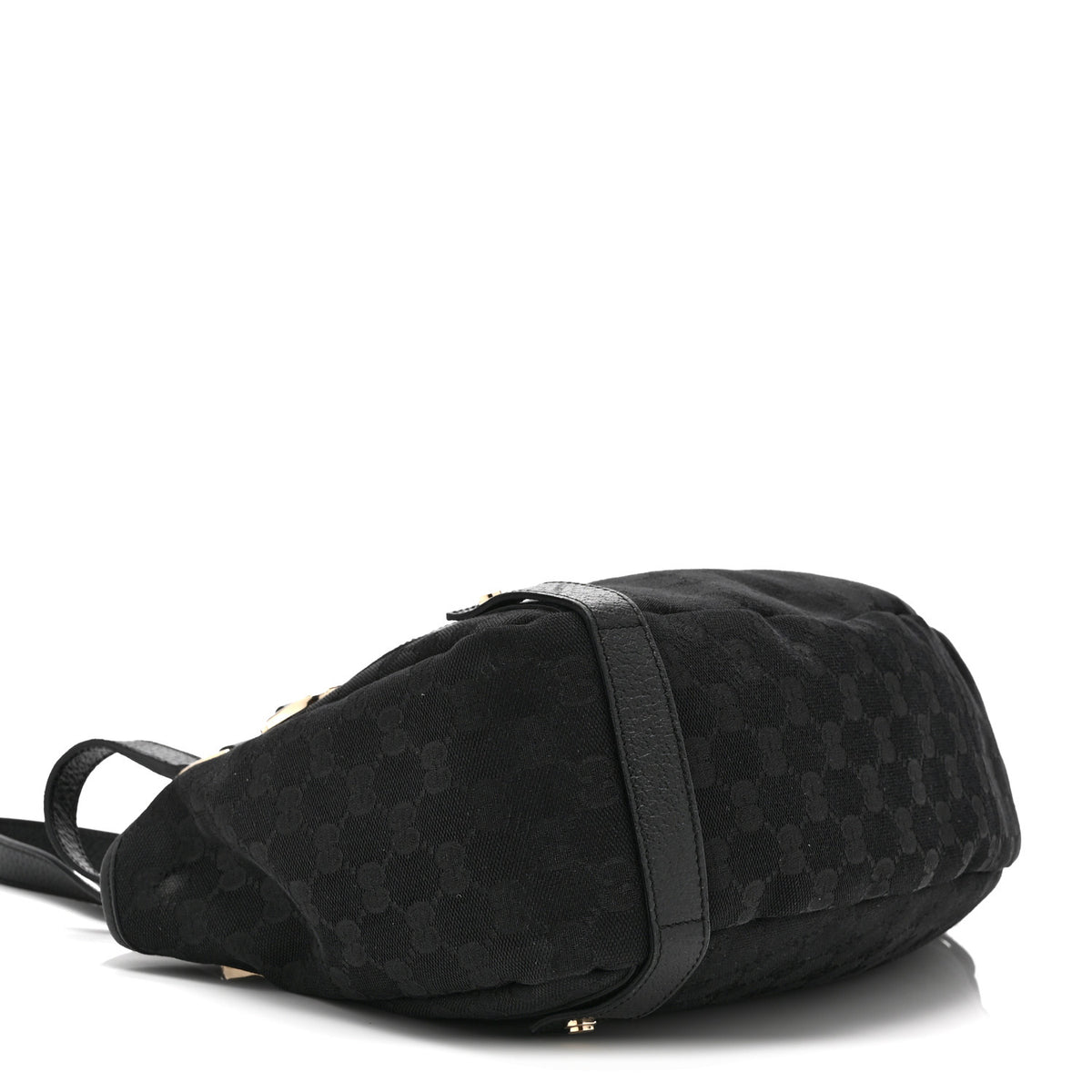 Monogram Medium Abbey Shoulder Bag Black