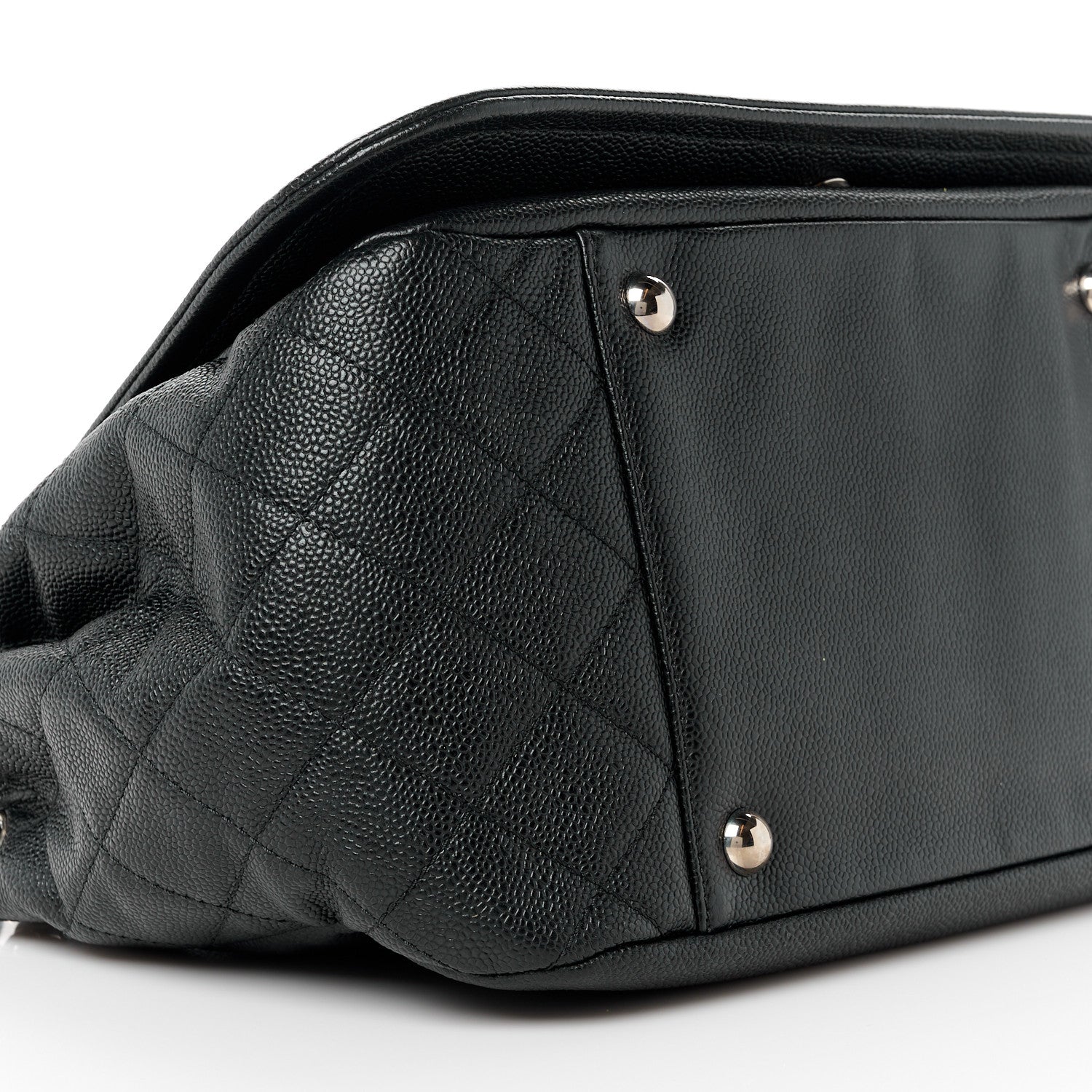 Chanel Caviar Timeless CC Accordion Flap Black 9 of 10