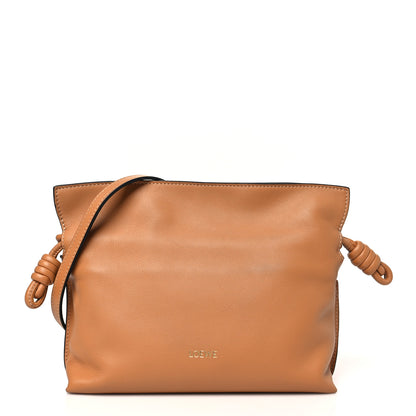 Loewe Calfskin Mini Flamenco Knot Clutch Warm Desert 1 of 10