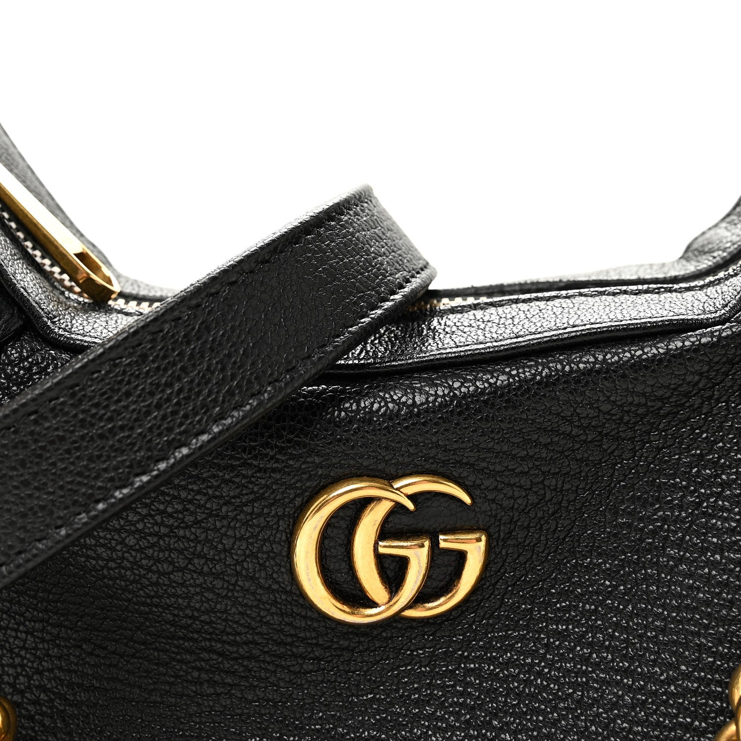 Gucci Goatskin Small Aphrodite Shoulder Bag Black 7 of 9