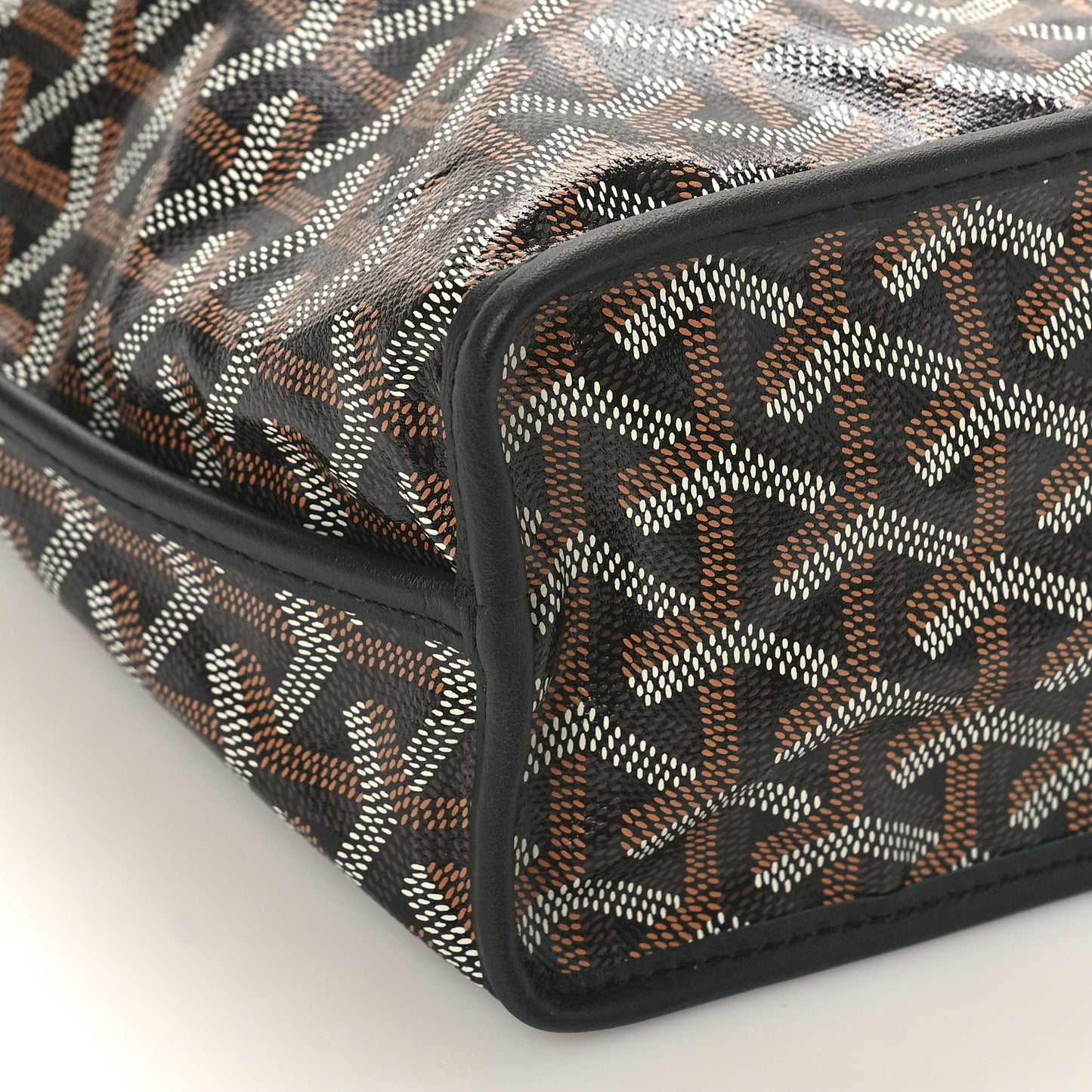 Goyardine Reversible Mini Anjou Black