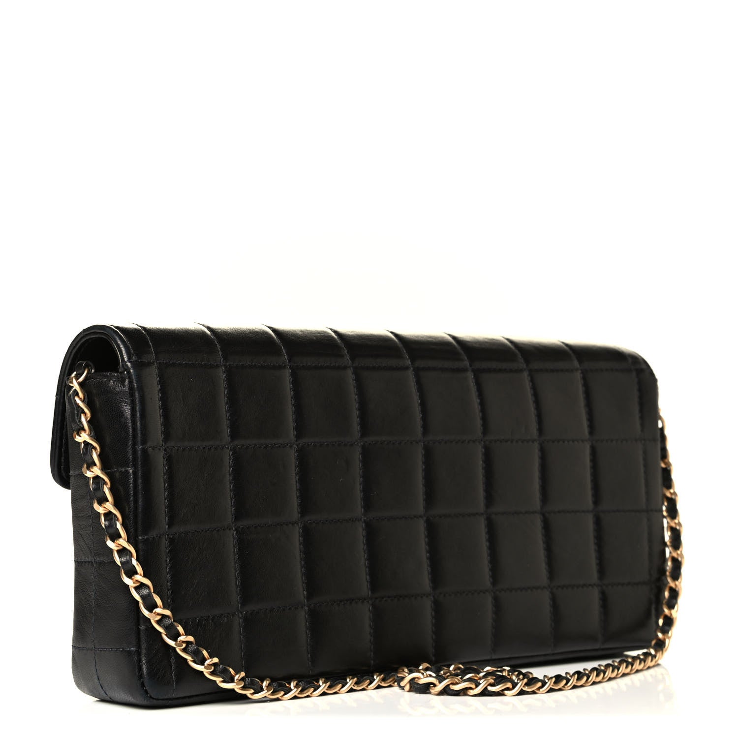 Chanel Lambskin East West Chocolate Bar Flap Black 2 of 8