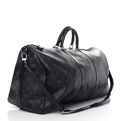 Louis Vuitton Monogram Eclipse Keepall Bandouliere 55 2 of 9