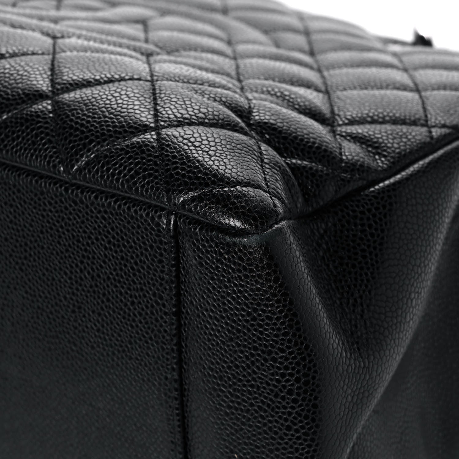 Chanel Caviar Quilted Grand Shopping Tote GST Black 11 of 15