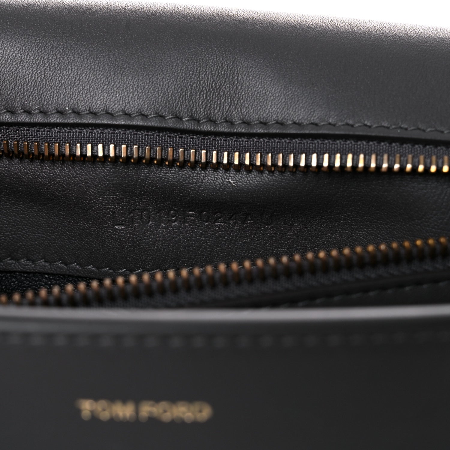 Tom Ford Calfskin Sasha Shoulder Bag Dark Grey 7 of 20