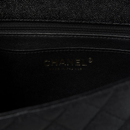 Chanel Caviar Quilted Mini Top Handle Rectangular Flap Black 8 of 9