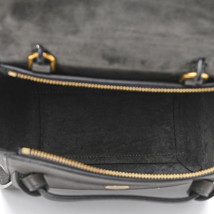 Celine Grained Calfskin Nano Belt Bag Grey 5 of 11