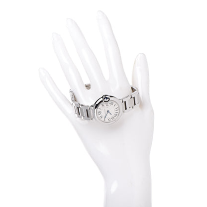 Cartier Stainless Steel 28mm Ballon Bleu De Quartz Watch 2 of 9