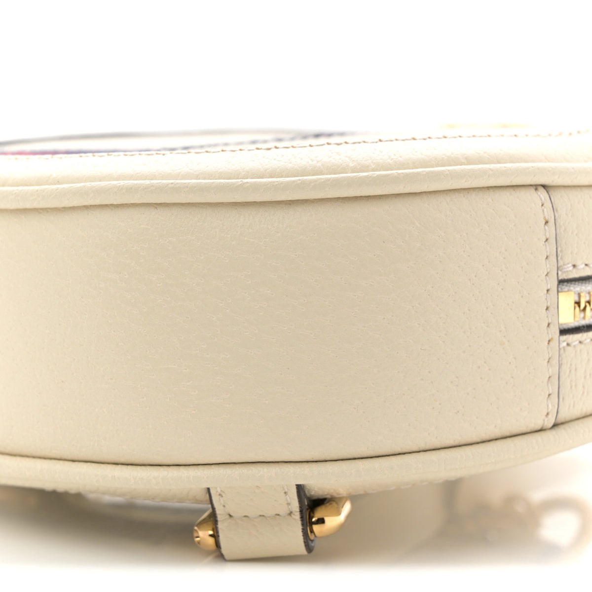 Gucci Textured Calfskin Web Mini Ophidia Round Backpack  display picture 1