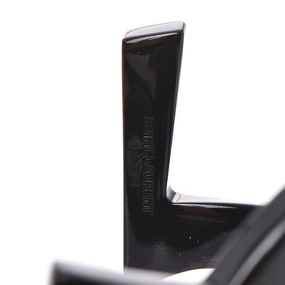 Saint Laurent Brass Monogram Medium Cuff Bracelet Black 5 of 5