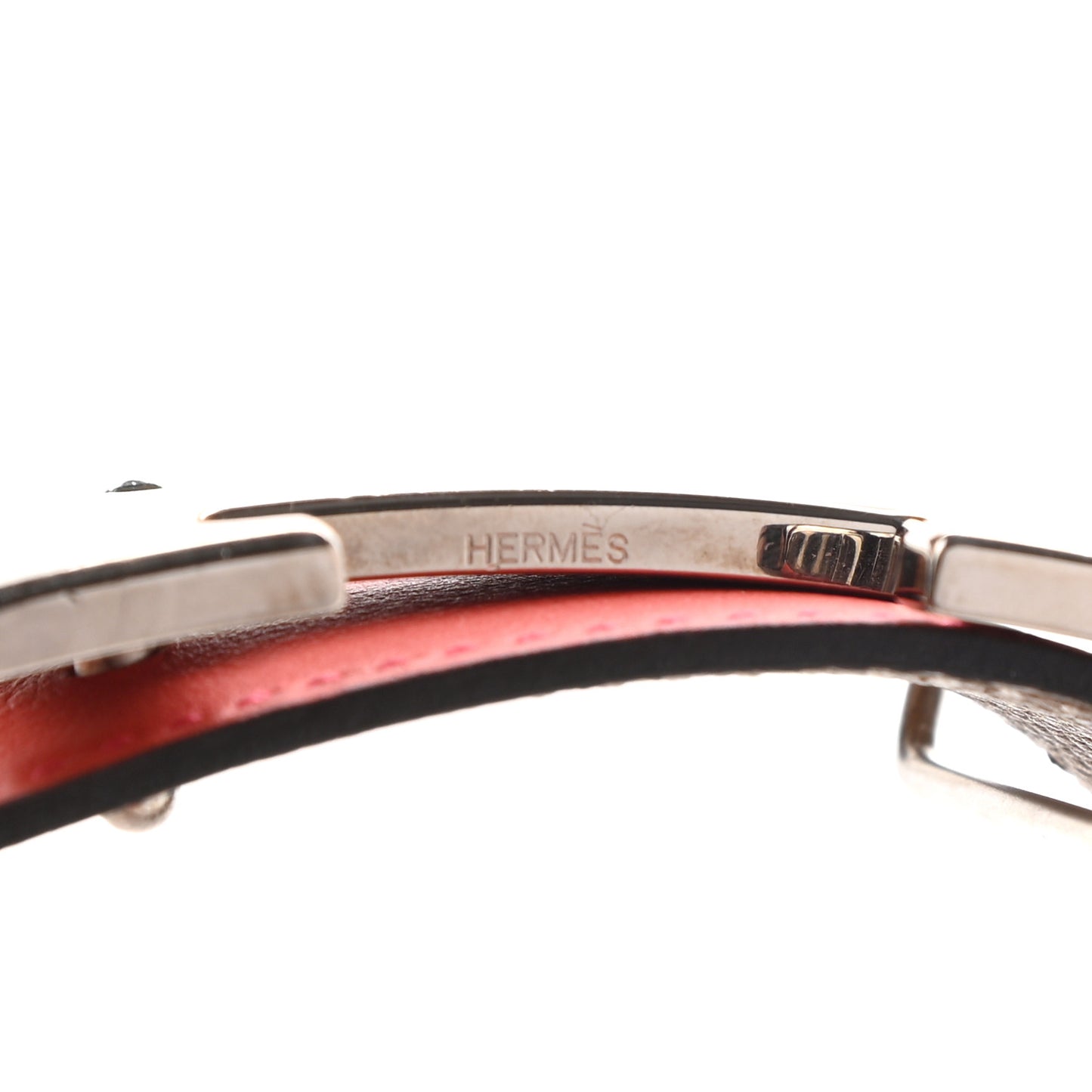 Swift Epsom 32mm H Belt 90 Rouge Casaque Gold