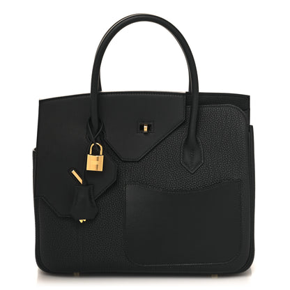 Hermes Togo Swift Birkin En Desordre Sellier 30 Black 2 of 23