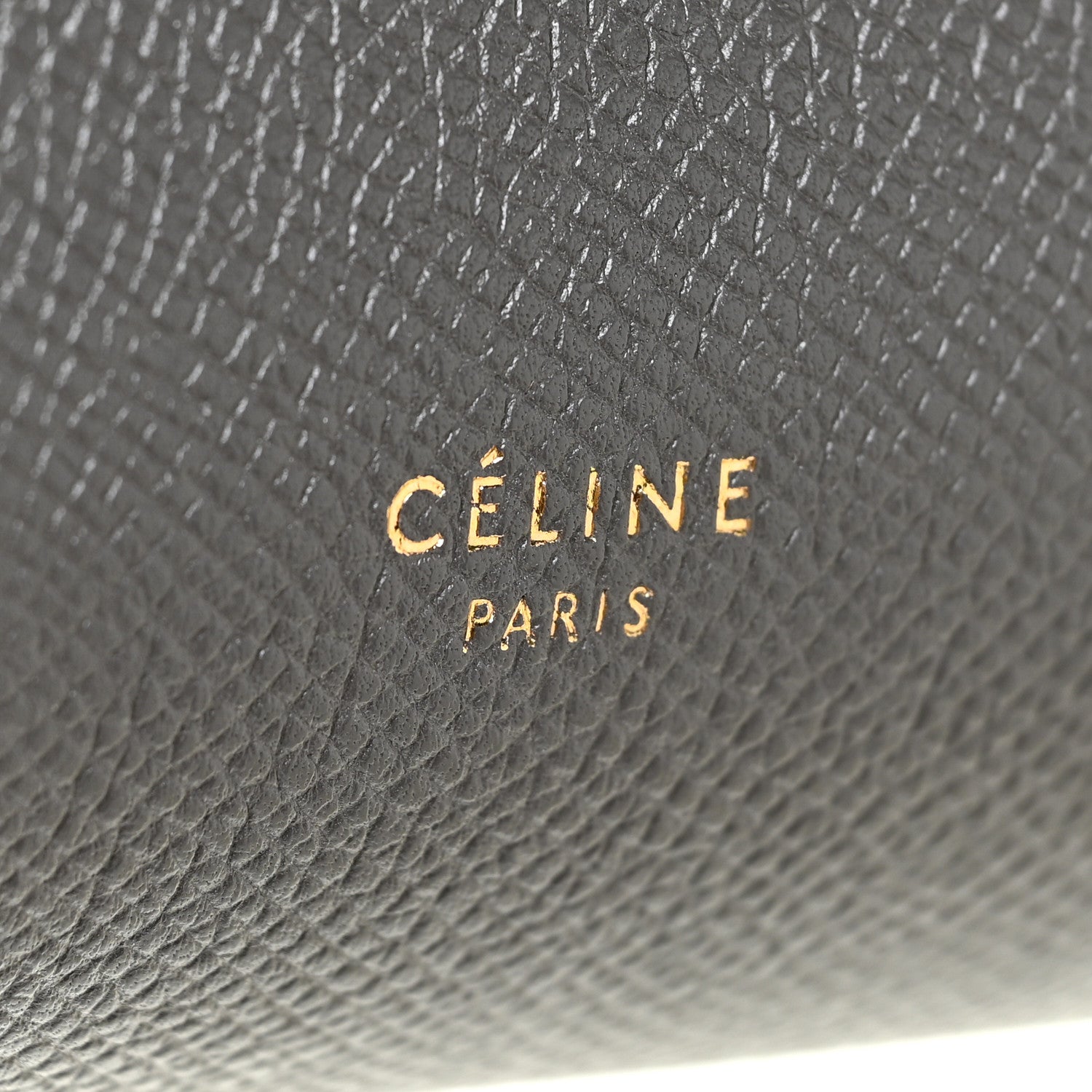Celine Grained Calfskin Mini Belt Bag Grey 6 of 12