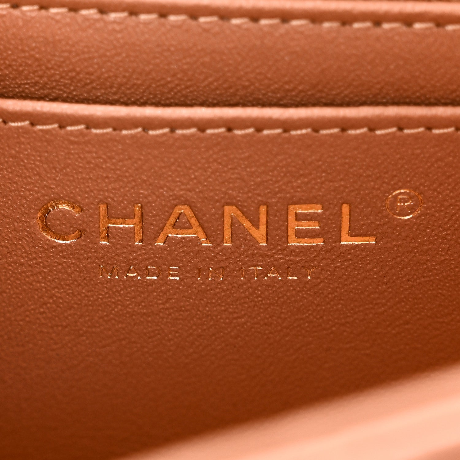 Chanel Lambskin Quilted Mini Rectangular Flap Brown 6 of 11