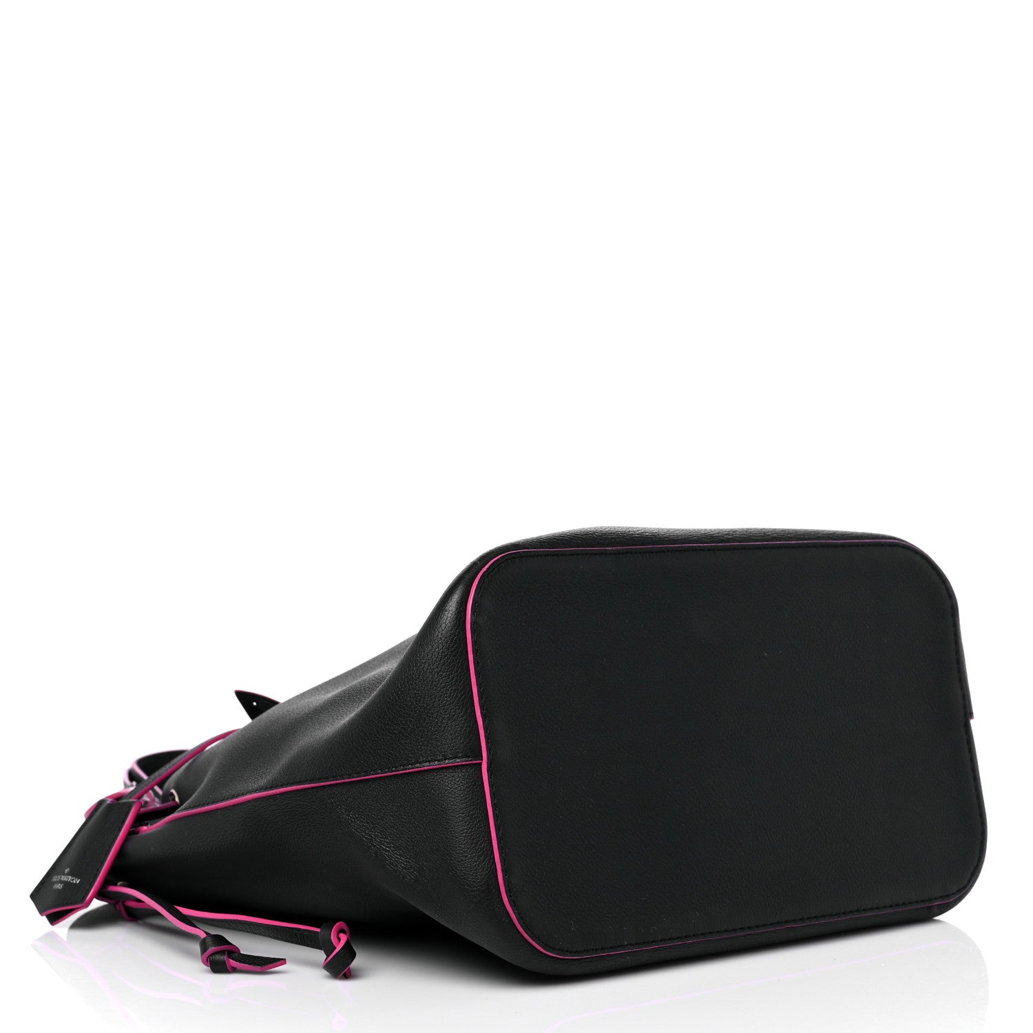 Louis Vuitton Calfskin Lockme Bucket Black 4 of 13
