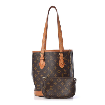 Louis Vuitton Monogram Petit Bucket 23 1 of 17