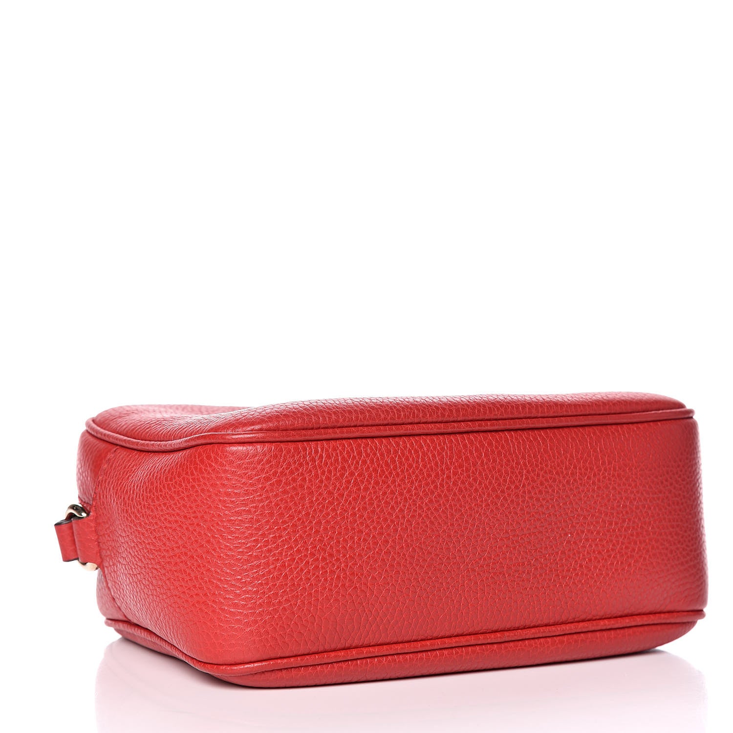 Gucci Pebbled Calfskin Small Soho Disco Bag Tabasco Red 4 of 10