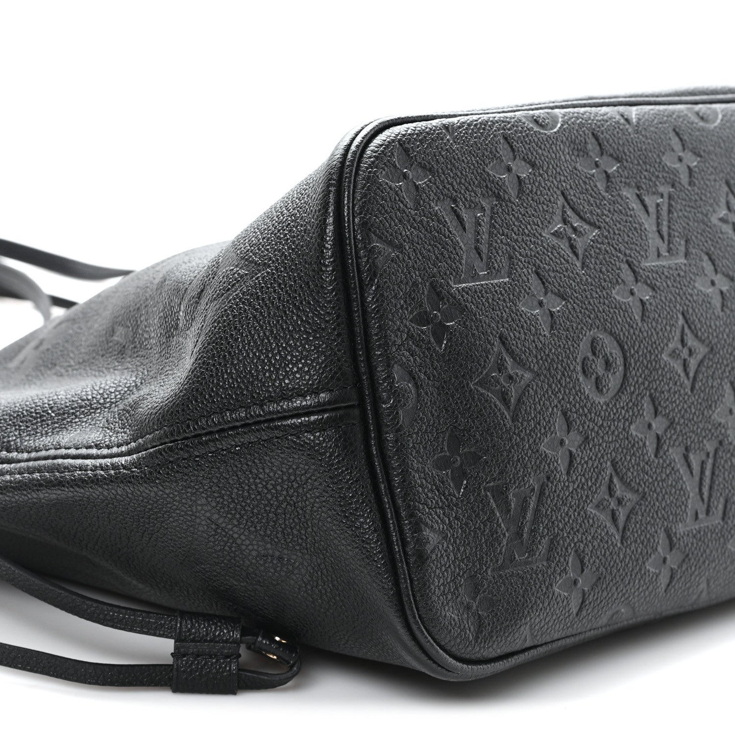 Louis Vuitton Empreinte Monogram Giant Neverfull MM Black 9 of 10