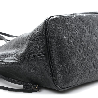 Louis Vuitton Empreinte Monogram Giant Neverfull MM Black 9 of 10