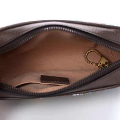 Gucci X DISNEY GG Supreme Monogram Donald Duck Interlocking G Shoulder Bag Beige Multicolor New Acero 5 of 14