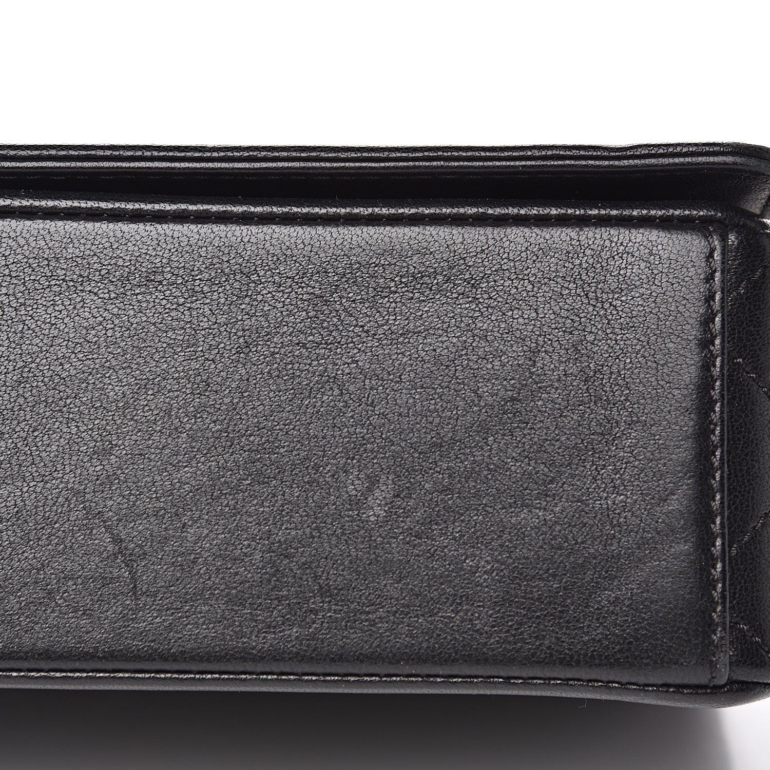Chanel Sheepskin Quilted Vintage Mademoiselle Flap Black 13 of 22