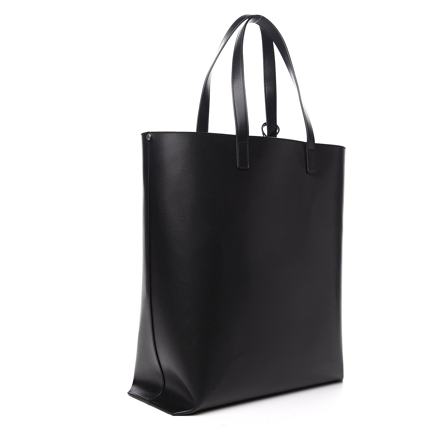 Saint Laurent Calfskin Medium Shopping Tote Black 2 of 8