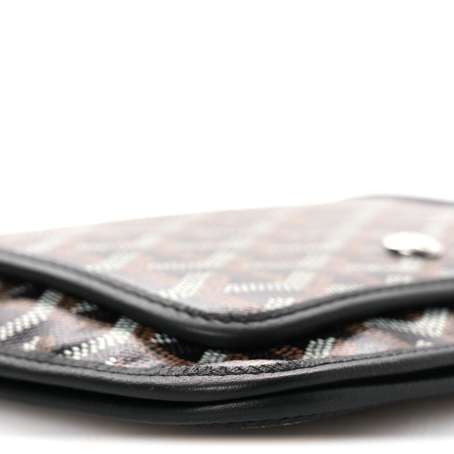Goyardine Plumet Wallet Clutch Black