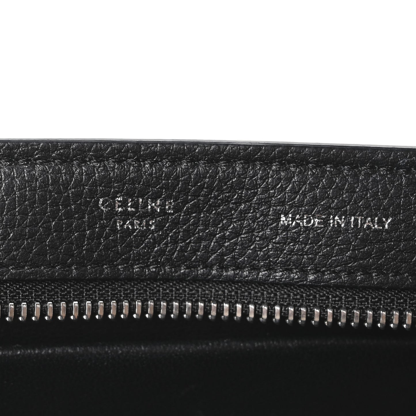 Drummed Calfskin Suede Small Trapeze Black
